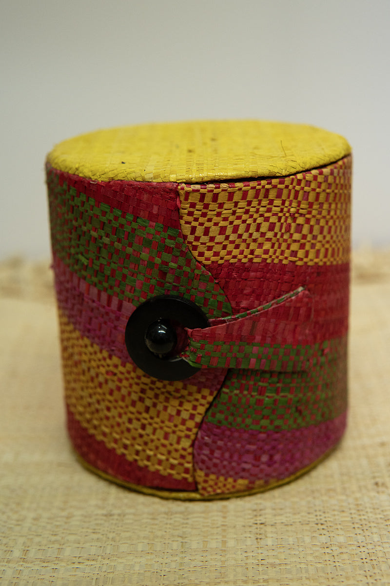 Boîte à bijoux en rafia • Petit format