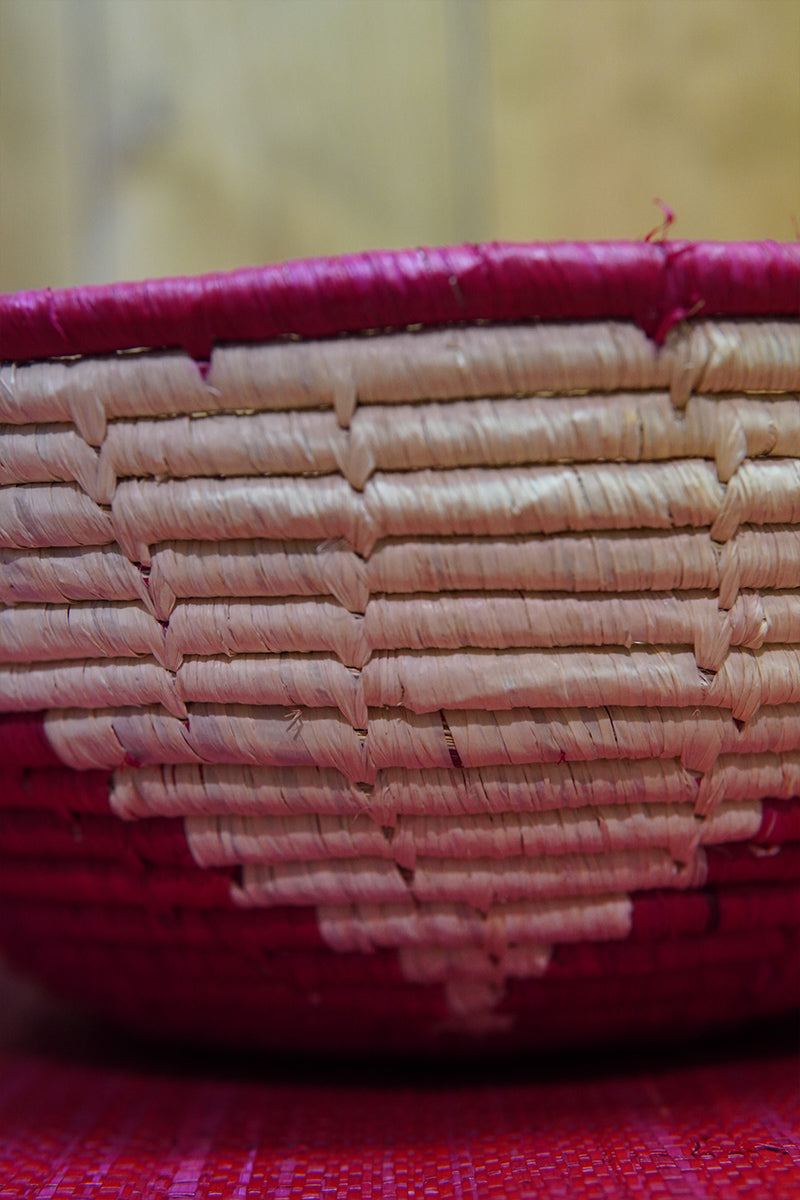 Corbeille • Design étoile • Rouge