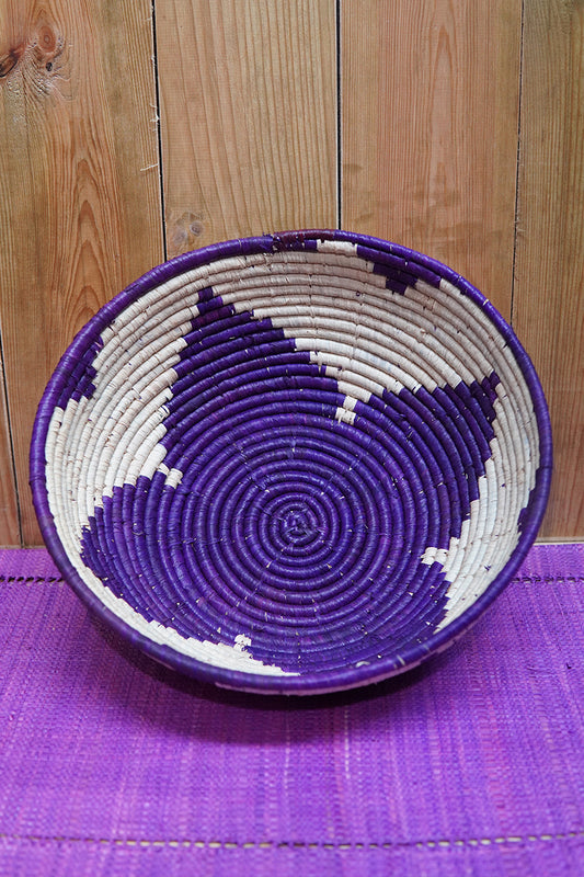 Corbeille • Design étoile • Violet
