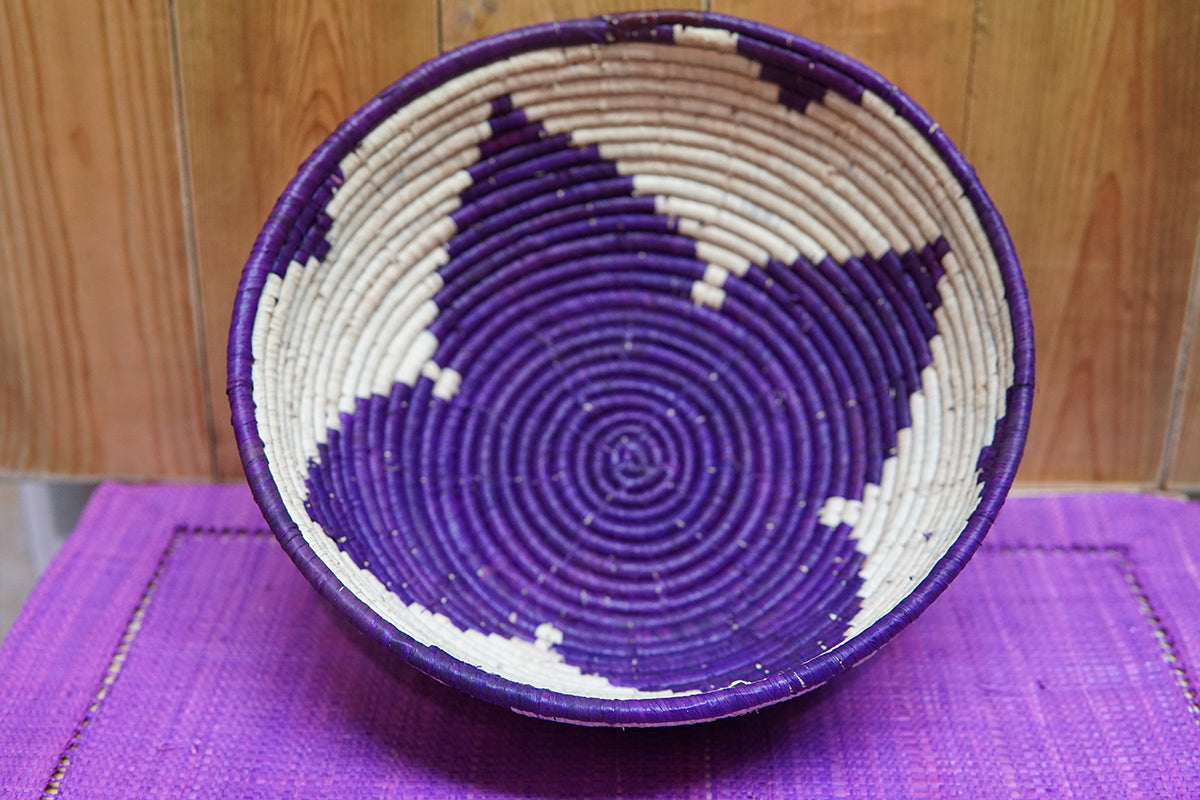 Corbeille • Design étoile • Violet