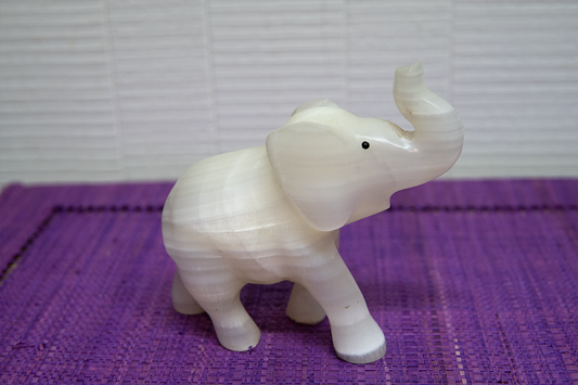 Éléphant marbre