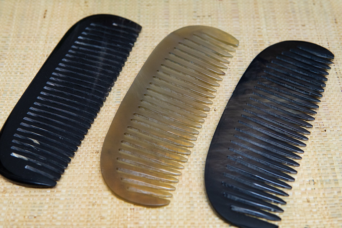 Peignes • Corne de zébu naturelle