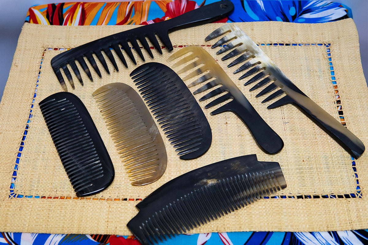 Peignes • Corne de zébu naturelle