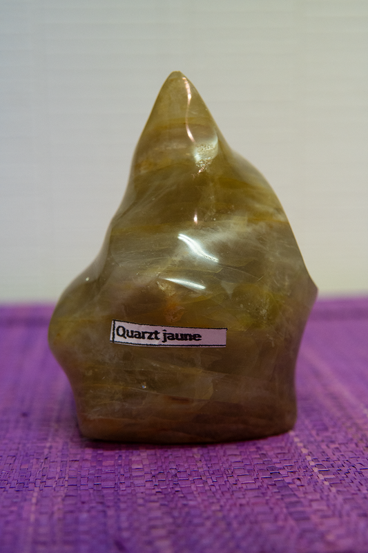 Flamme quartz jaune